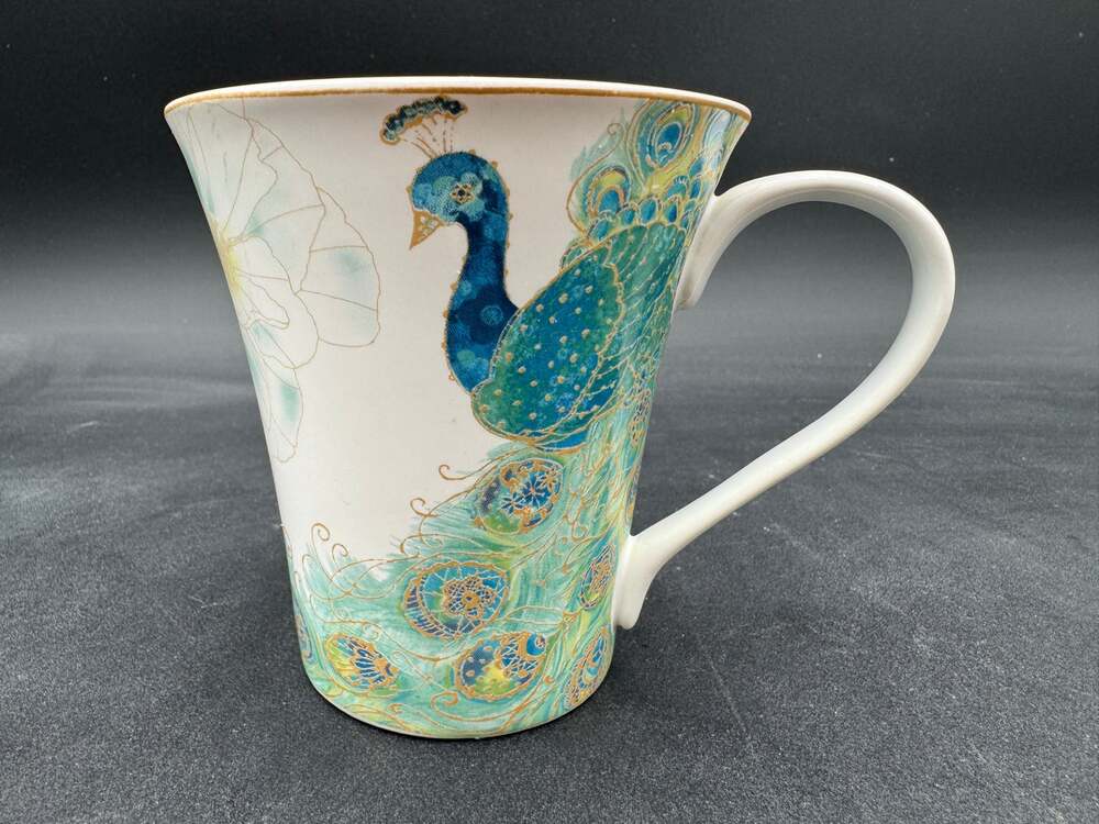 222 Fifth Peacock Mug in Lakshmi Pattern